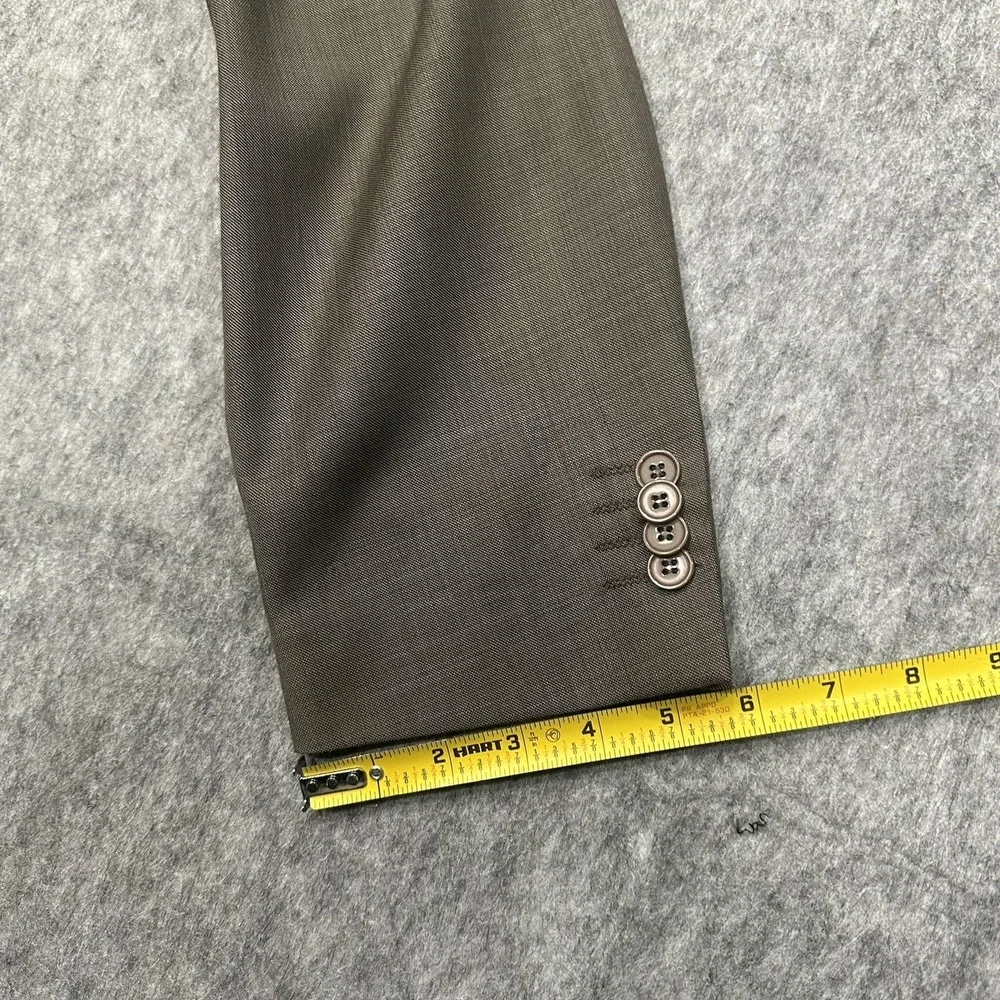Capezzio Uomo Super 140s Merino Wool Men's Suit Jacket Coat 3-Button - Size 42L